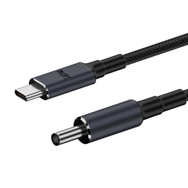 CY-kabel typ C USB-C ingång till 20 V DC 5,5 x 2,1 mm uteffekt