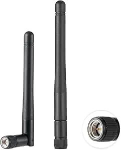 Vecys 2PCS Dubbla Band WiFi Antenn 2.4GHz