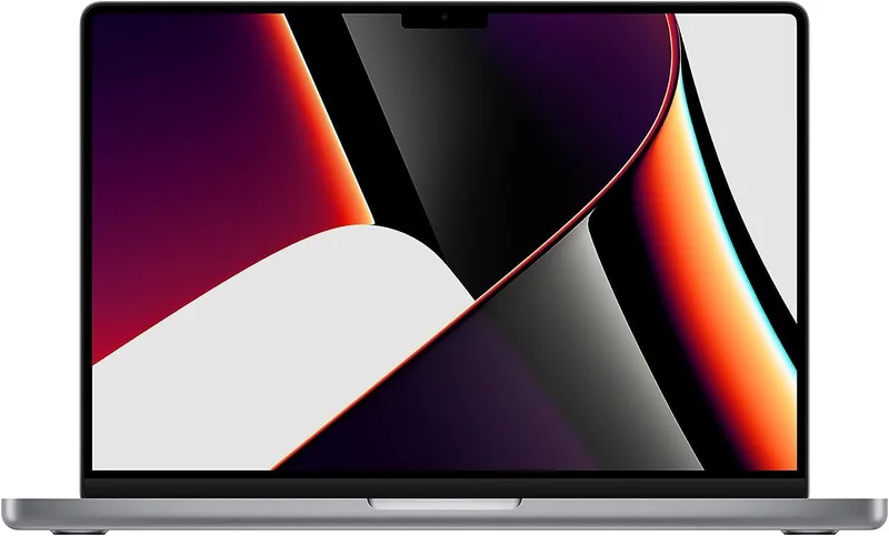 2021 Apple MacBook Pro with Apple M1 Pro Chip (16-tum, 16GB RAM, 1TB SSD Storage) (AZERTY French) Rymdgrå (Renoverad)