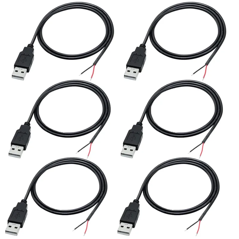 Greluma 6 st 22AWG USB Pigtail