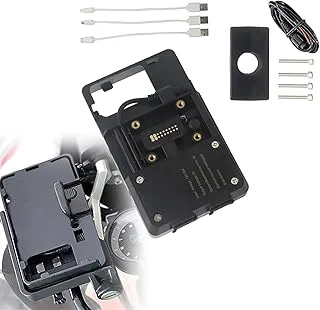 Navigering Motorcykeltelefon Navigationsfäste USB-laddning 12MM Roll Bar För BMW R1200RS 2015-2017 2016