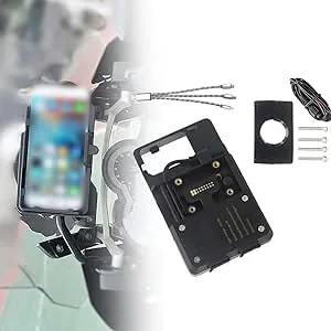 WELSAA Navigering Motorcykel Mobiltelefon GPS-fäste Trådlös Laddning
