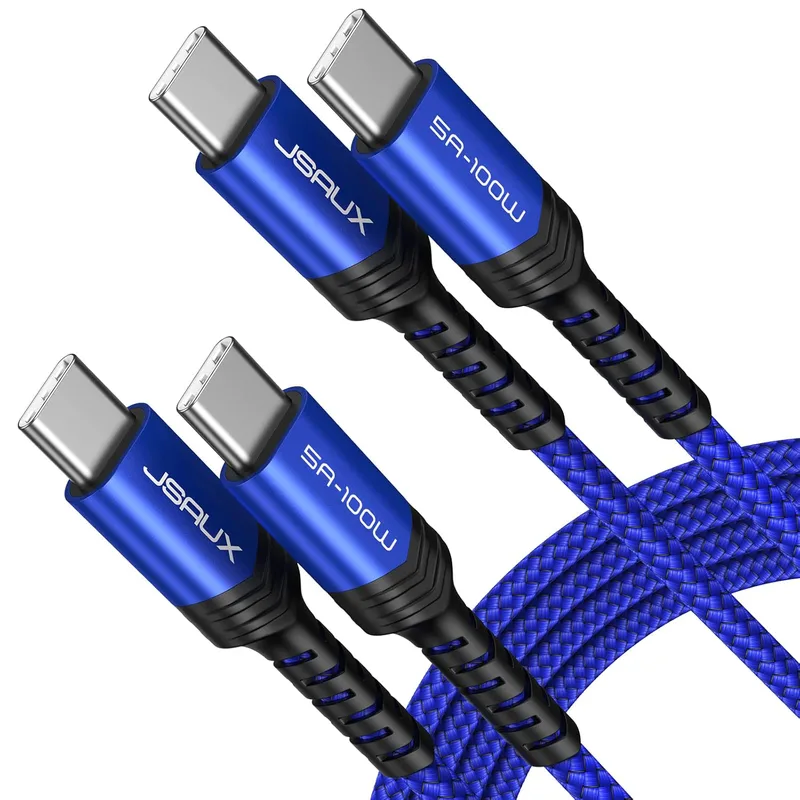JSAUX 2-pack USB-C till USB-C-kablar