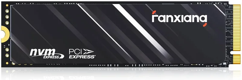 fanxiang S690Q NVMe M.2 SSD, 2TB, PCIe 4x4 Gaming Solid State Enhet, 5 000 MB/s läsning, 3 000 MB/s skrivning, intern SSD, hårddisk för dataöverföring