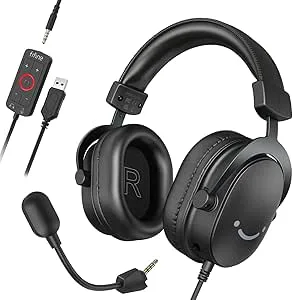 FIFINE Spelheadset med mikrofon
