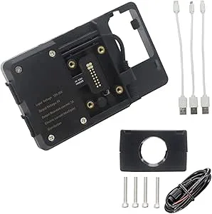 Motorcykeltelefonhållare För T-MAX 560 530 SX/DX 2017-2021 Motorcykel Telefon Navigationsfäste Trådlös USB Laddningsport Konverterhållare GPS Moto-telefonfäste (Storlek : 22mm USB Charger)