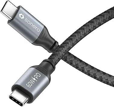 Sonero® USB-C till USB-C laddkabel