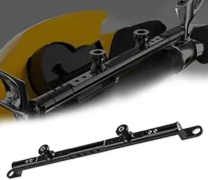 Navigering Motorcykelstyre Balansstång Styrspak Navigationsfästehållare För Y&amaha MT03 MT-03 MT 03 2005-2020 2017 2018 2019 (Color : Svart)