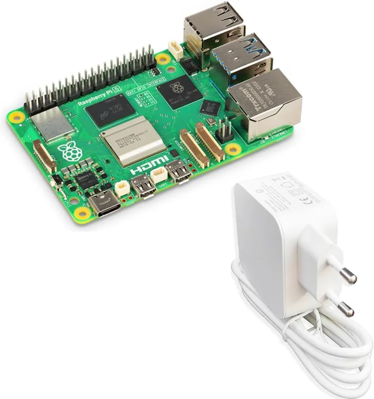 smart-home-komponente Raspberry Pi 5 8 GB strömförsörjning