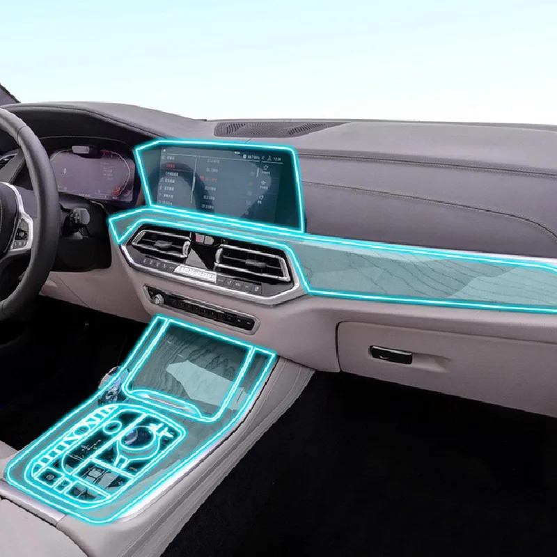 Bil GPS Navigering Skärmskydd LCD-skärm Filmskydd För BMW G07 X7 2019-2022
