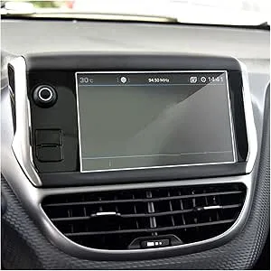 Skyddsfilm Härdat Glas 8 Tum CPS Skärmskydd Härdat Glas För Peugeot 2008/208 För GTI I-Cockpit 7-tum 2014 2015 2016 2017 2018