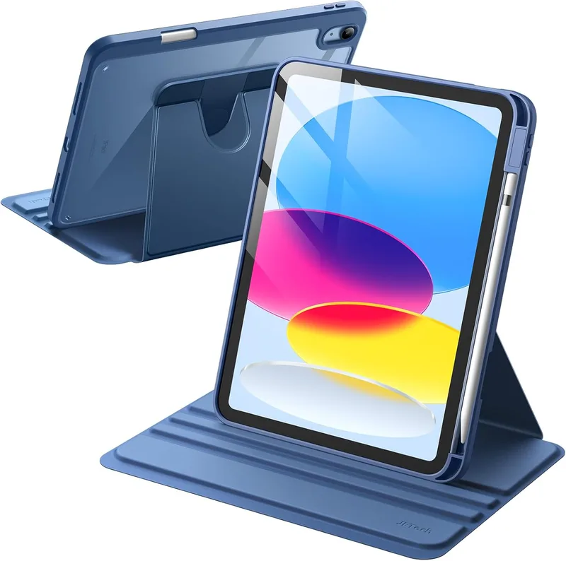 JETech Roterande Fodral för iPad 10/11 Gen