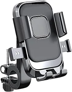ZYOTRI Motorcykeltelefonhållare Stötsäker 360 Graders Rotation Motorcyklar