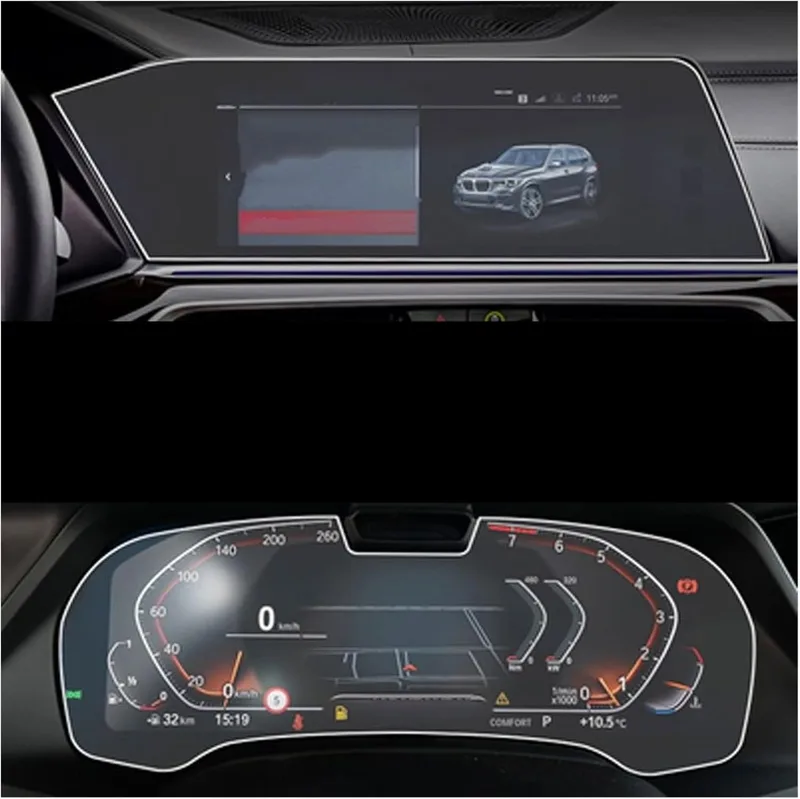 KRIECK Skyddsfilm Härdat Glas För BMW För X5 För X6 För X7 G05 G06 G07 2019 2020