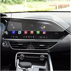 Skyddsfilm Härdat Glas Anti-repor Härdat Glas Skyddsfilm Bil GPS-navigeringsfilm LCD-skärm För Geely För XingYue För PHEV För FY11 2018 2019 2020
