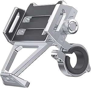 ZYOTRI Motorcykeltelefonhållare Stötsäker Aluminiumlegering Motorcykel Telefonhållare Motorcykel