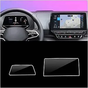 Skyddsfilm Härdat Glas För ID För Buzz 2023 Skyddshärdat Glas Infotainmentfilm Bil Gps Navigationsradio Skärmskydd Instrumentbräda (Storlek : 12 inch)