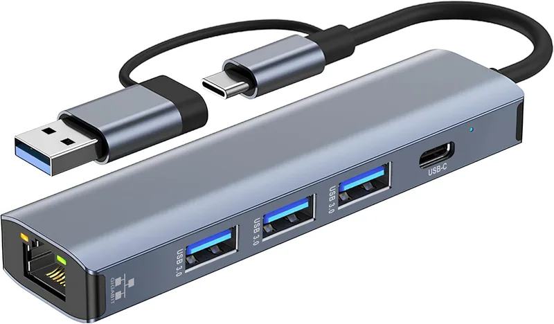 Omivine USB Type-C till Ethernet-adapter 1 000 Mbit/s