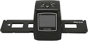 Filmskanner, 35 Mm 135 Mm Negativ Filmskanner med 2,36 Tum TFT LCD-skärm för Win 7 XP för Vista, Negativa Skannrar Till 5 MP JPEG Digitala Bilder, Stöd för Redigering Av