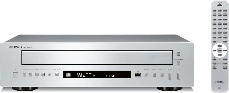 Yamaha CD-C603 5 CD mp3 wma USB spelare silver