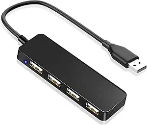 Critin Anker 4-portars ultratunn bärbar USB 2.0-hubb