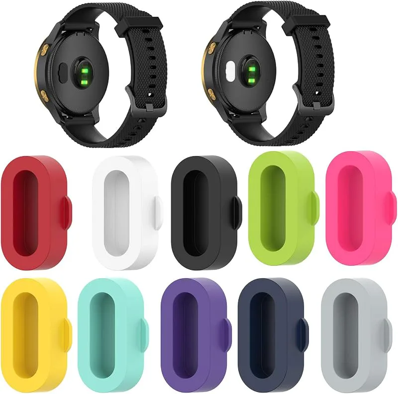 Ersättande säkra ringar för Garmin Forerunner 965 265 265S/Venu Sq 2/Venu2 Plus/Fenix 7/epix2/ounce/Tactix 7 remmar silikonkontakt hållare fästanordni