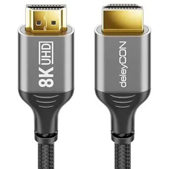 deleyCON 1m 8K HDMI 2.1-Kabel
