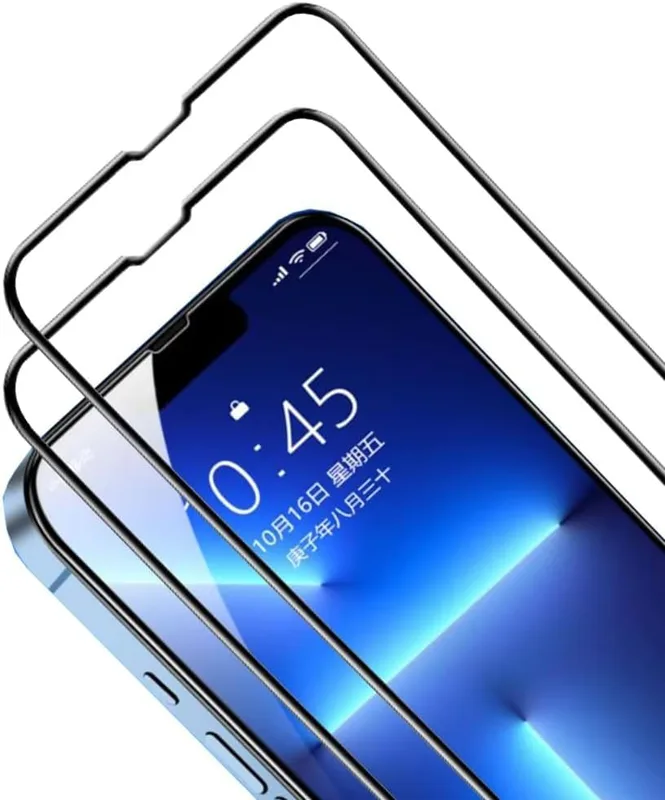 HONLEN 2 stycken skärmskydd skärmskydd kompatibel med Samsung Galaxy A55 5G