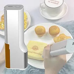 Mat Bärbar Mini Handhållen ätbar Skrivare, Bärbar Kaffe Latte-Skrivare, Matskrivare Kaffeskrivare Latte Art-Skrivare, I Kex Brödkaka Kaffe