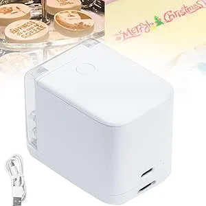 Mat Bärbar skrivare, Bärbar Kaffe Latte-skrivare, Kakaskrivare, Matskrivare, Latte Art Food Printer-maskin