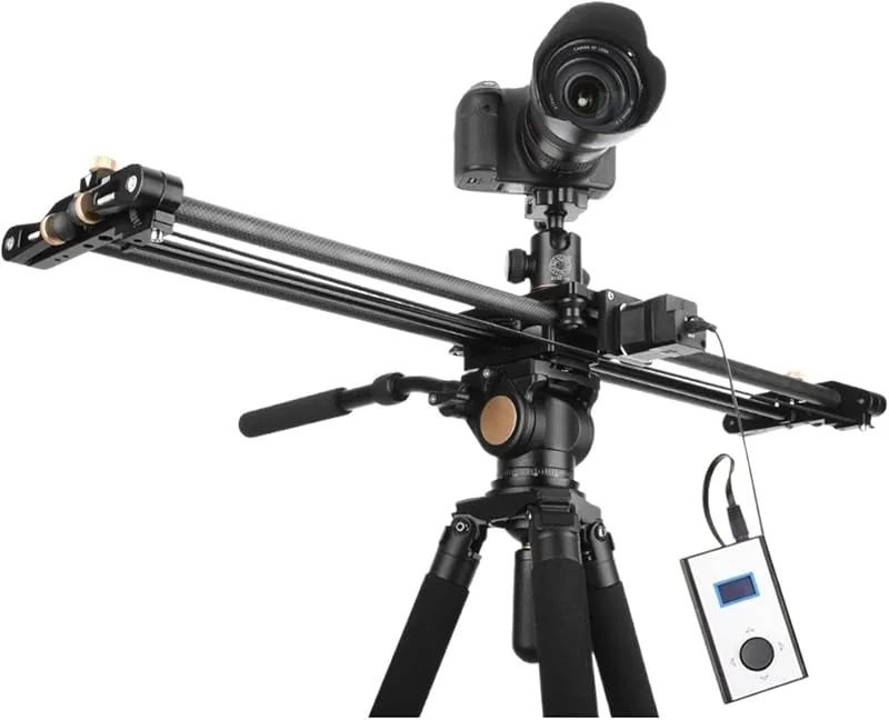 Actionkameror QH960C Elektrisk glidskena elektronisk kontroll Slet Kamera med Focus Slide Rail Time-Lapse Time-Lapse Photography