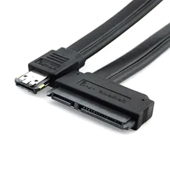 NFHK 50 cm dubbel effekt 12 V och 5 V eSATAp Power ESATA USB 2.0 Combo till 22 stift SATA-kabel för 2,5 tum 3,5 tum hårddisk