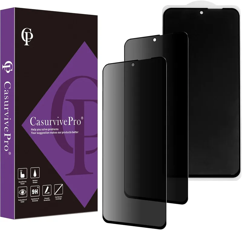 CasurvivePro [3-pack] Sekretess skärmskydd för Samsung A72