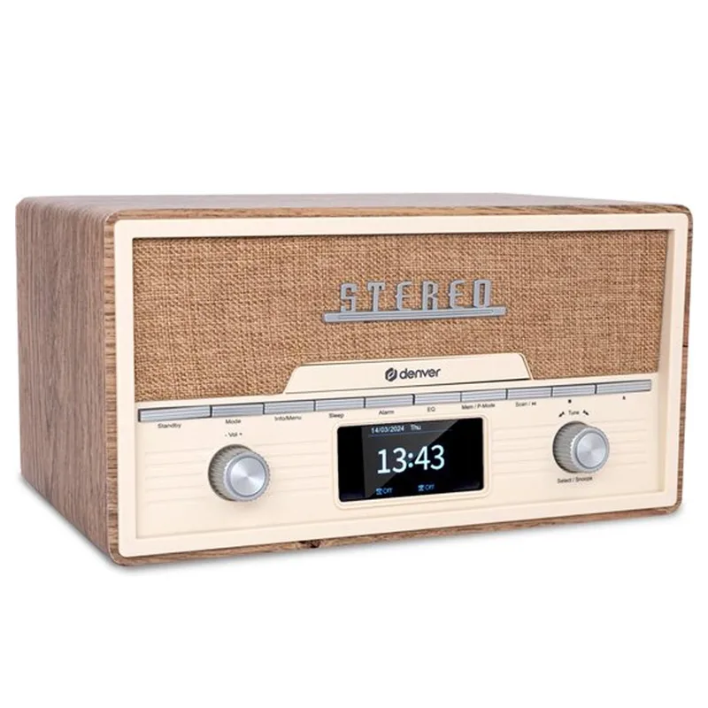 Denver Retro Dab+/FM-radio med CD/BT/USB MDA-525LW