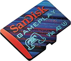 SanDisk 256GB GamePlay microSD-kort för bärbara/handhållna spelenheter, upp till 190 MB/s