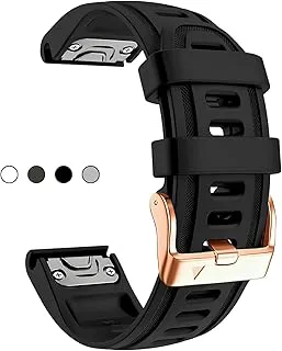 för Garmin Fenix 6S 5S 7S klockarmband 20 mm armband för Fenix 6s Pro 5s Plus roséguld spänne