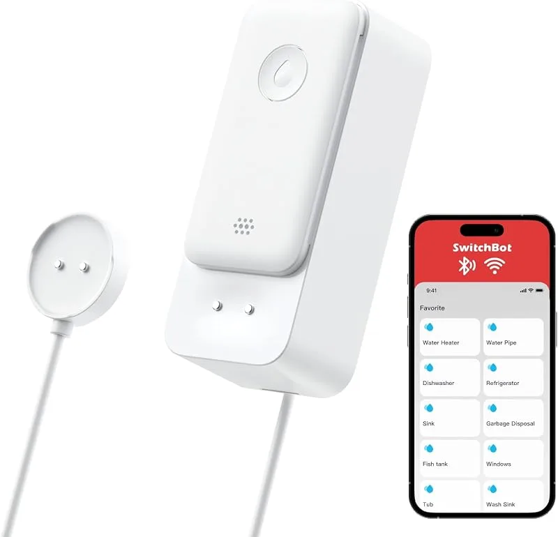 SwitchBot WiFi vattenläckagedetektor