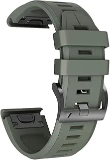 22 26 mm silikon klockarmband rem för Garmin Fenix 7 7X 6 6X Pro 5 5X 3HR 935 EPIX D2