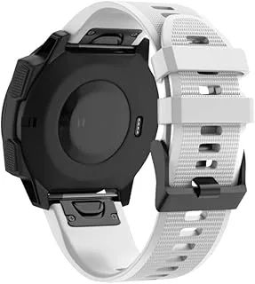 Silikonrem för Garmin Fenix 5X 5 5S Plus 6 6X 6S Pro 3HR snabbfrigörande klockarmband 20 22 26 mm ersättningsarmband för klockarmband