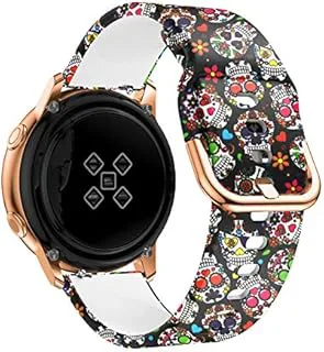 20 mm silikonrem för Garmin Venu 2 Plus/Venu SQ/Vivomove 3-3t/645 mm 245 mm smartwatch armband ersättning klockarmband nytt