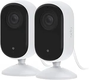 Arlo Essential 2K Caméra de sécurité intérieure