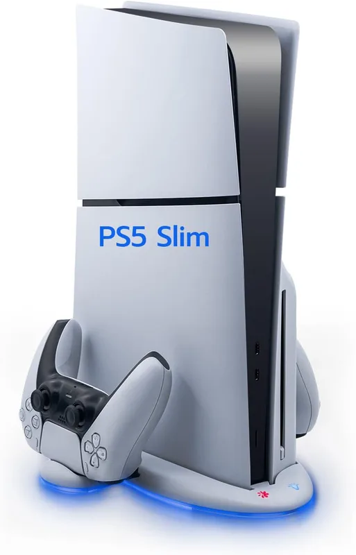 Wigearss PS5 Slim vertikalt kylstöd med 3