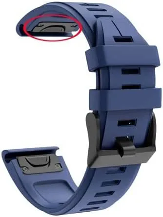 20 mm smarta klockarmband för Garmin Fenix 7S/5S Plus/6S/6S Pro snabbfrigörande rem silikonarmband roséguld tillbehör