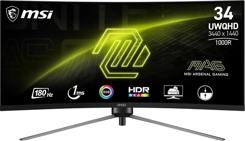MSI MAG 345CQR 34 tum böjd spelskärm UWQHD