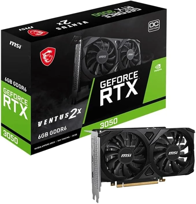 MSI GeForce RTX 3050 Ventus 2X OC 6GB