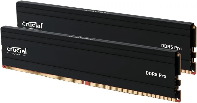 Crucial Pro RAM DDR5 32GB Kit (2x16GB) 6000MHz Intel XMP 3.0