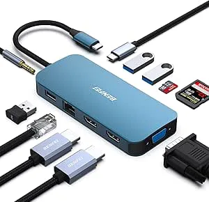 BENFEI Dockningsstation USB C MST Hub