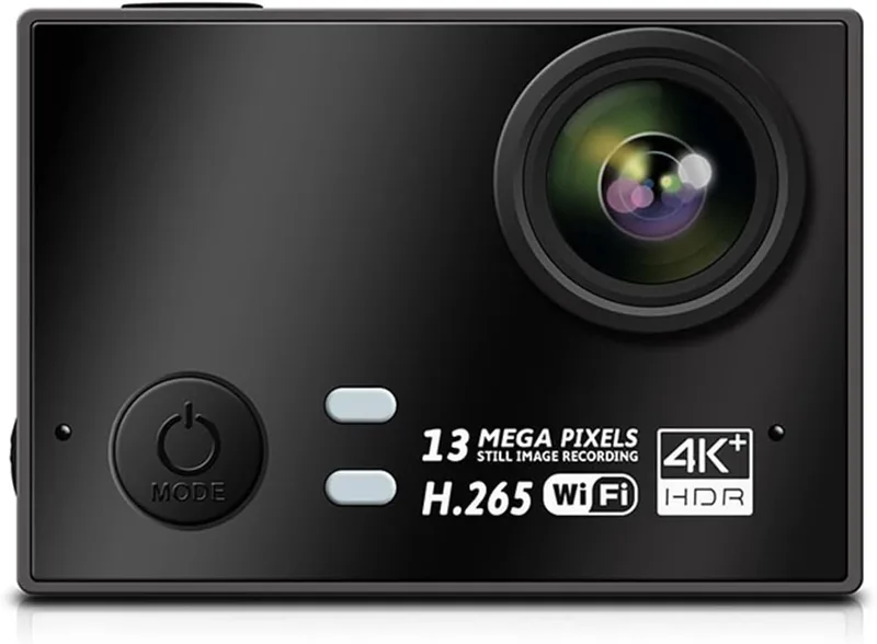 Actionkameror 4K utomhus vattentät kamera, sport kamera flygfotografi ridning kamera, action kamera dykning dyk