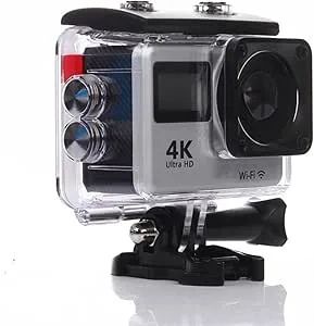 Actionkameror 4k ultra Hd Action kamera wifi, dubbel LCD 16MP 170d 30m Vattentät actionkamera