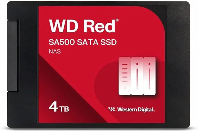 Western Digital SA500 4TB NAS SATA SSD 2.5"